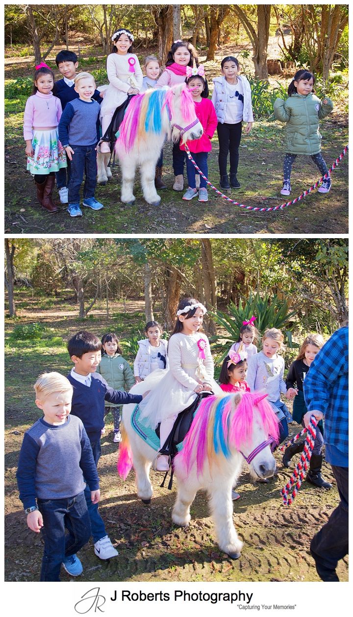Julieanne's 7th Birthday Unicorn My Pony Party at Galston Gorge